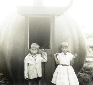 "No Mom, we didn't pee in Cinderella's pumpkin. We only pee on rocks."