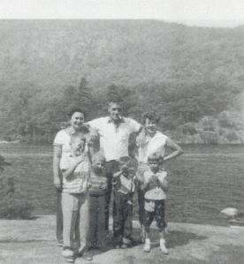 Back: Mom, Bob, Pauline Front: Phillip, Gary, David, me