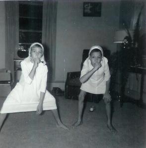 This is part of the clown act.