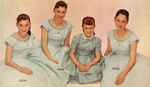www.pettipond.com The Lennon Sisters: Cathy, Diane, Janet, Peggy