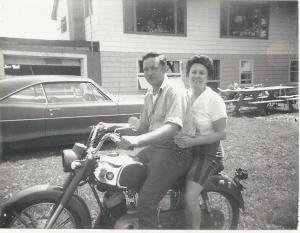Baby-face Daddy-O and Mom, a few years later (1969)